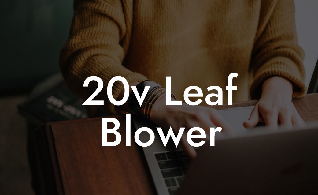 20v Leaf Blower