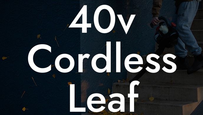 40v Cordless Leaf Blower