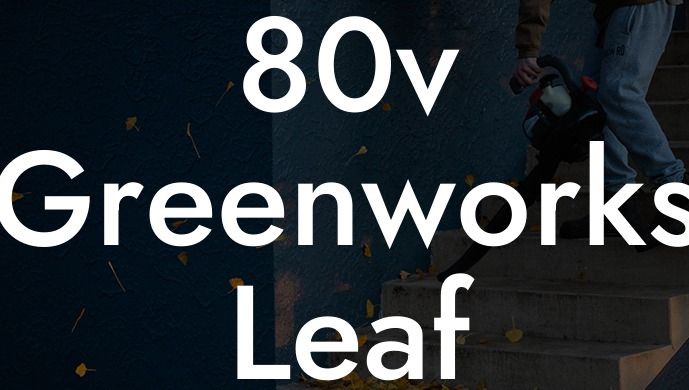 80v Greenworks Leaf Blower