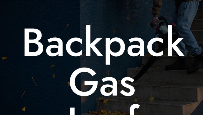 Backpack Gas Leaf Blower