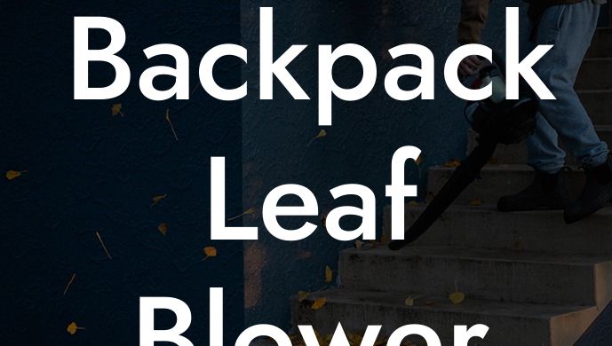 Backpack Leaf Blower Battery Operated