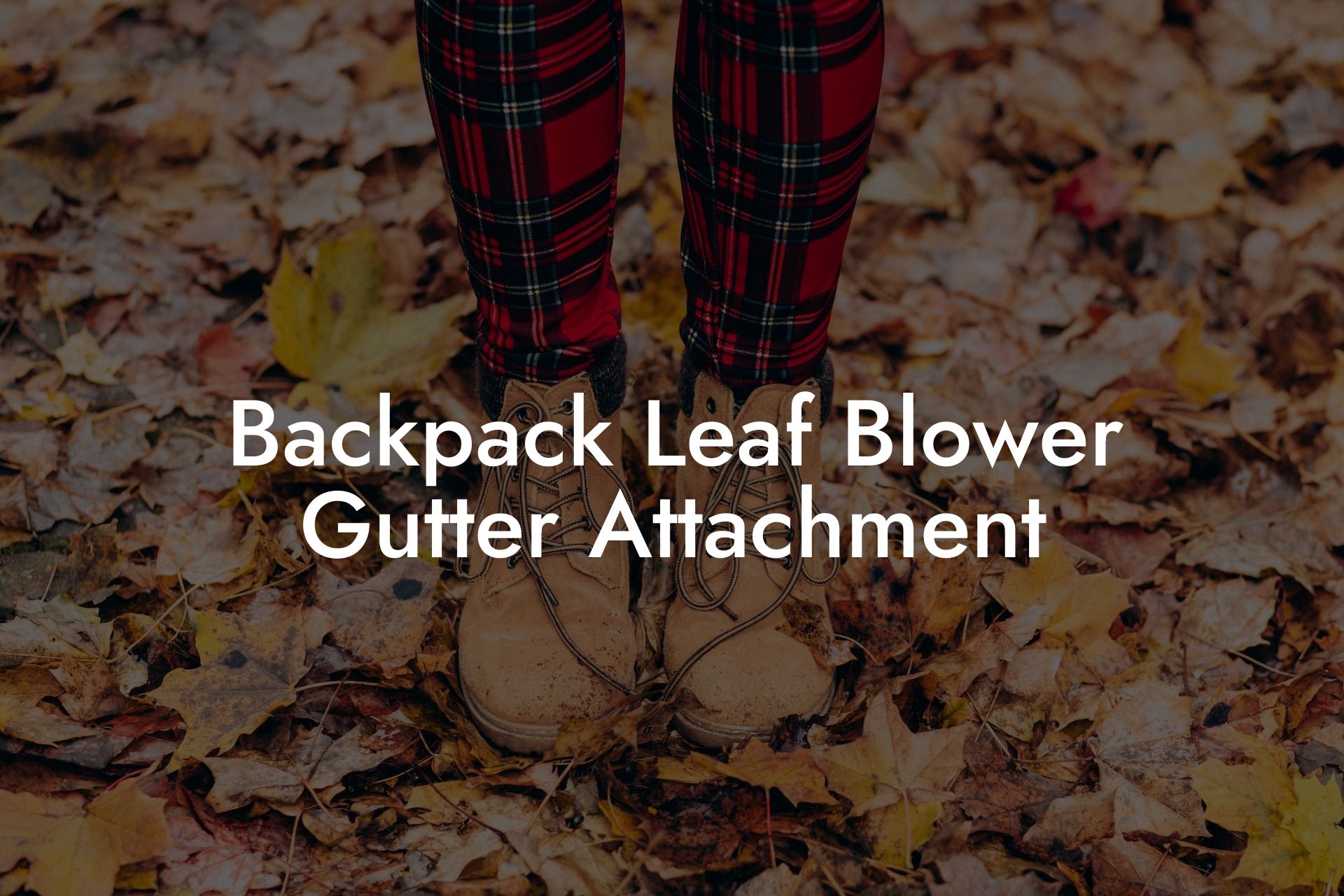 Backpack Leaf Blower Gutter Attachment