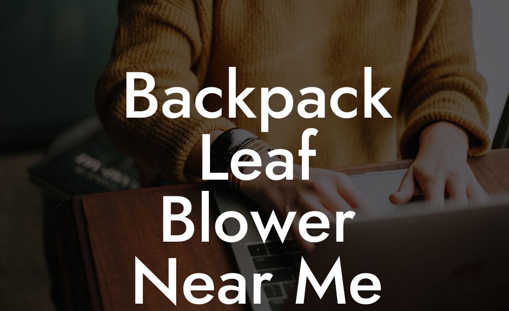 Backpack Leaf Blower Near Me