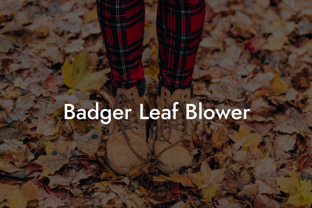 Badger Leaf Blower