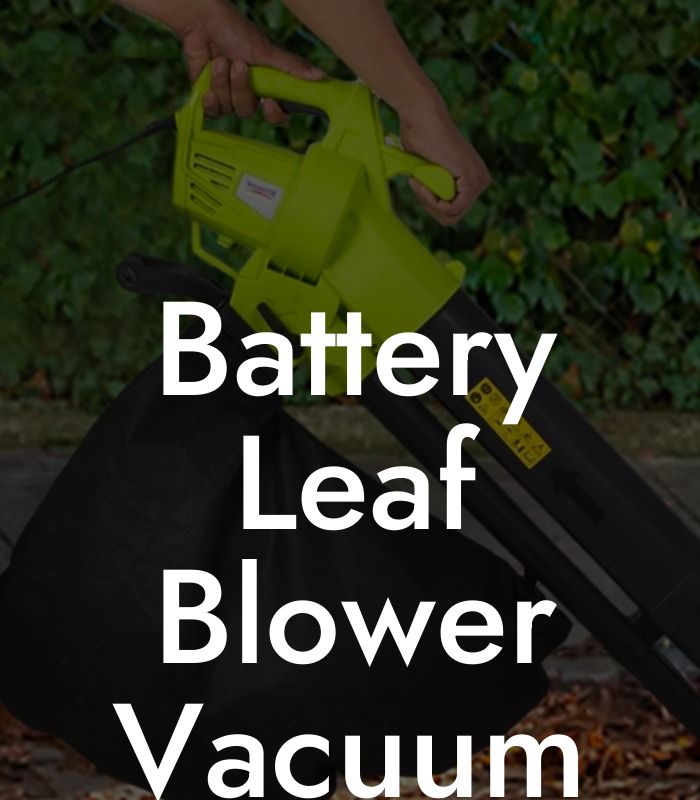 Battery Leaf Blower Vacuum