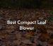 Best Compact Leaf Blower