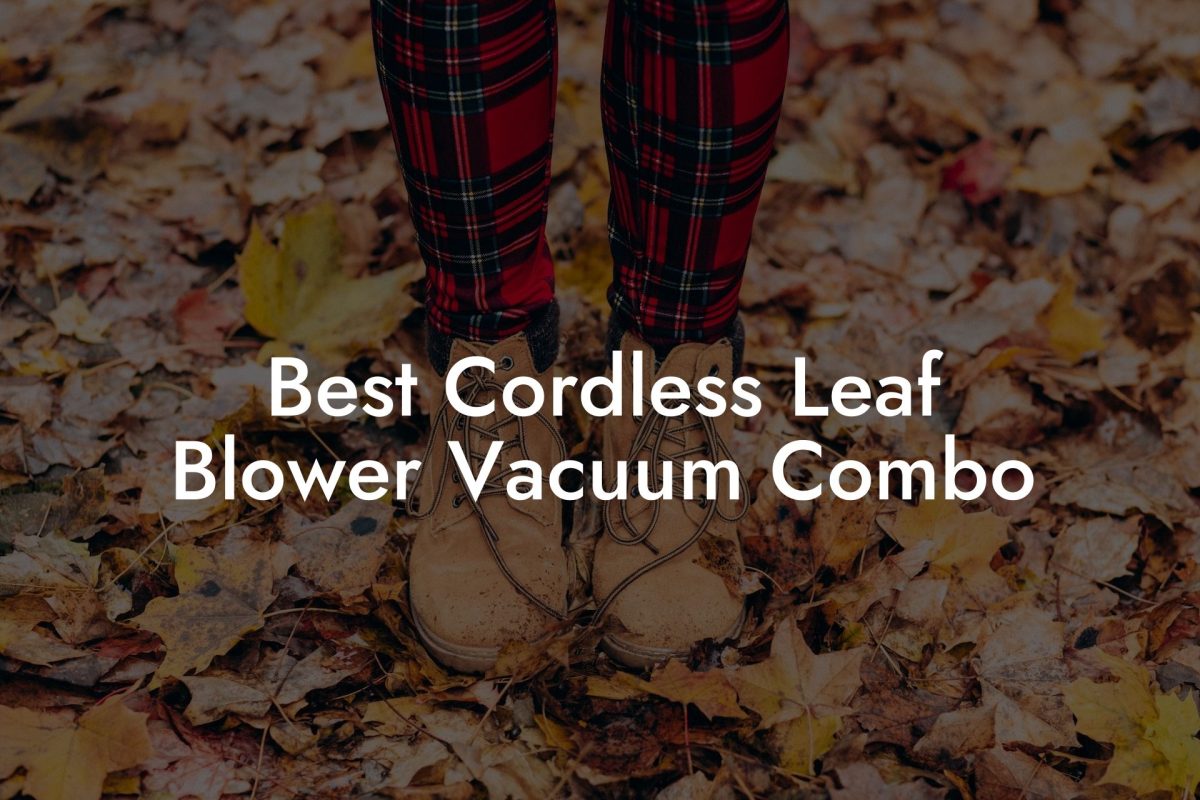 Best Cordless Leaf Blower Vacuum Combo