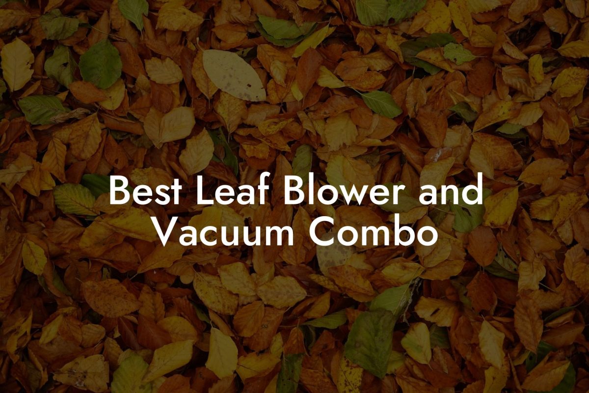 Best Leaf Blower and Vacuum Combo