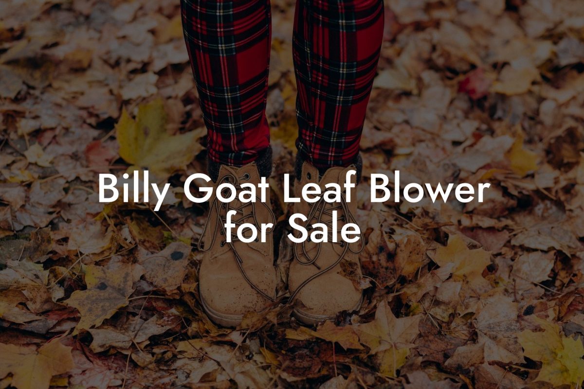 Billy Goat Leaf Blower for Sale