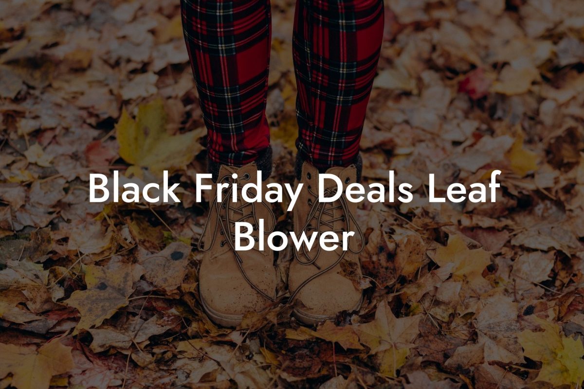 Black Friday Deals Leaf Blower