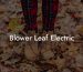 Blower Leaf Electric