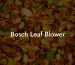 Bosch Leaf Blower
