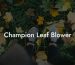 Champion Leaf Blower