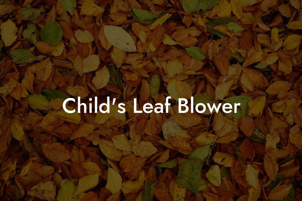 Child's Leaf Blower