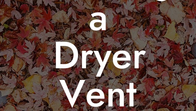 Cleaning a Dryer Vent With a Leaf Blower