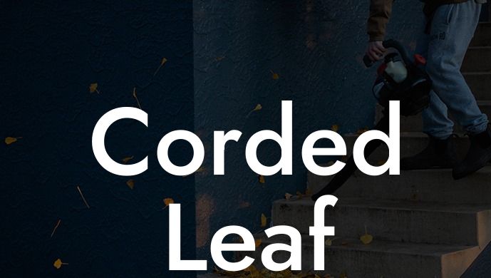 Corded Leaf Blower