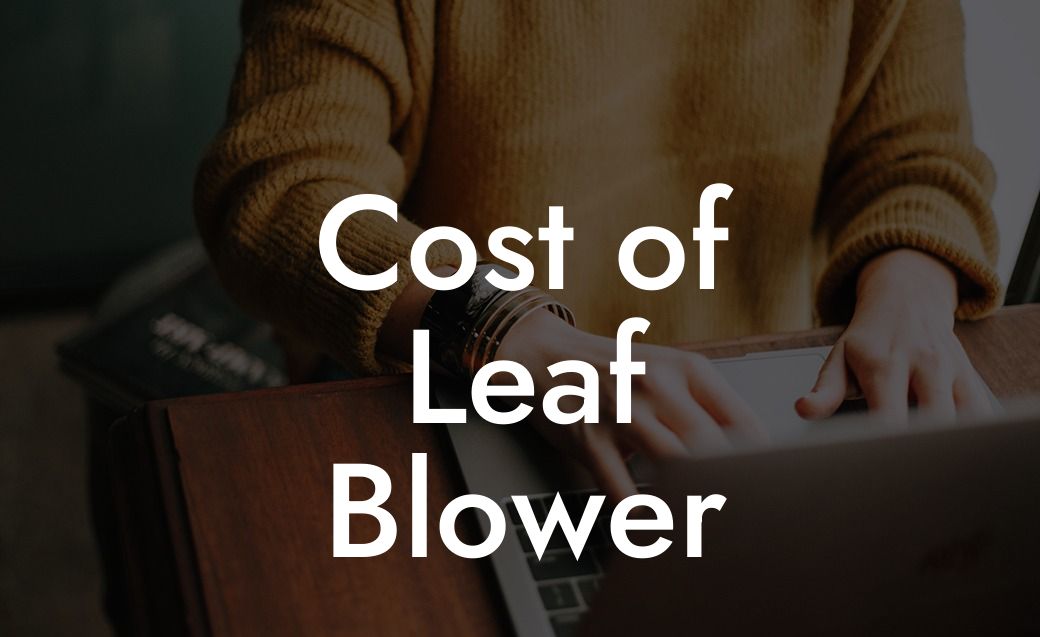 Cost of Leaf Blower