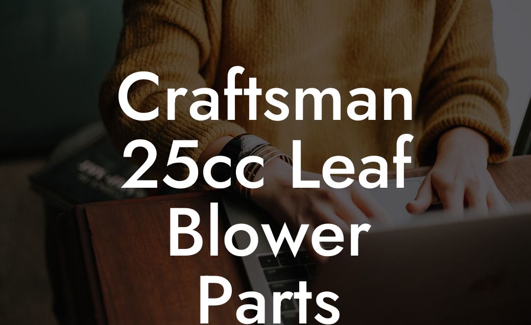 Craftsman 25cc Leaf Blower Parts