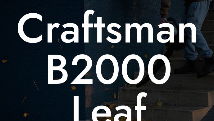 Craftsman B2000 Leaf Blower Parts