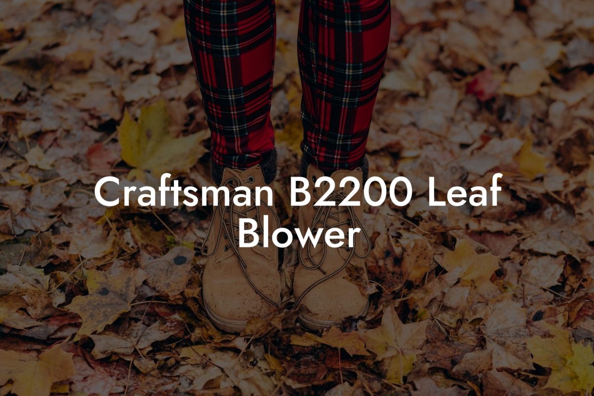 Craftsman B2200 Leaf Blower