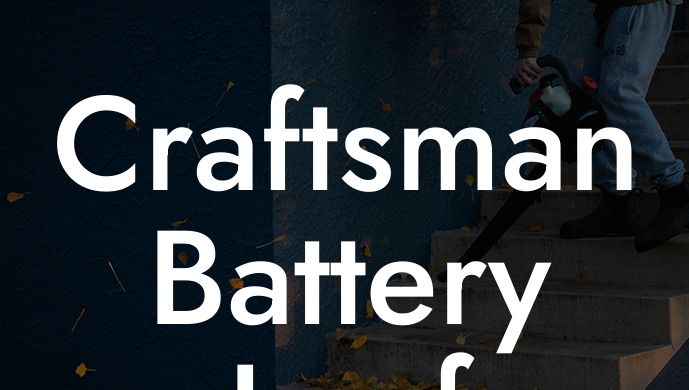 Craftsman Battery Leaf Blower