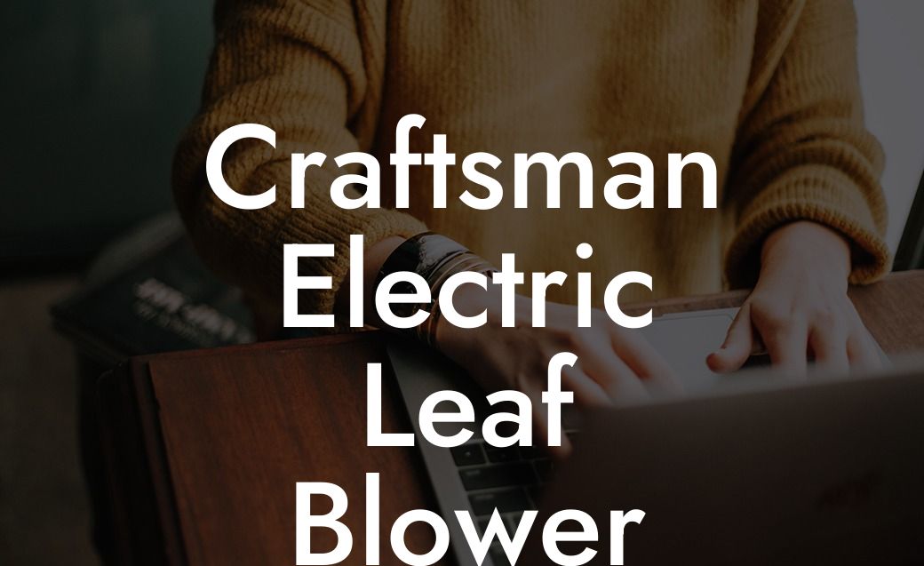 Craftsman Electric Leaf Blower