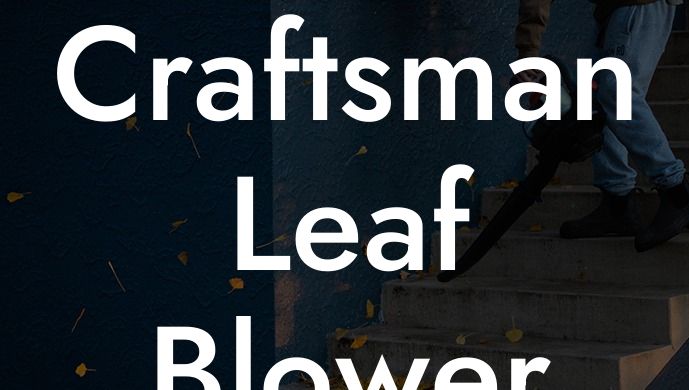 Craftsman Leaf Blower Parts Diagram