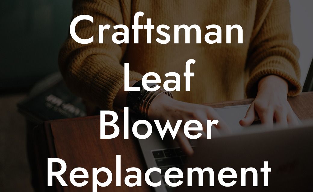 Craftsman Leaf Blower Replacement Parts