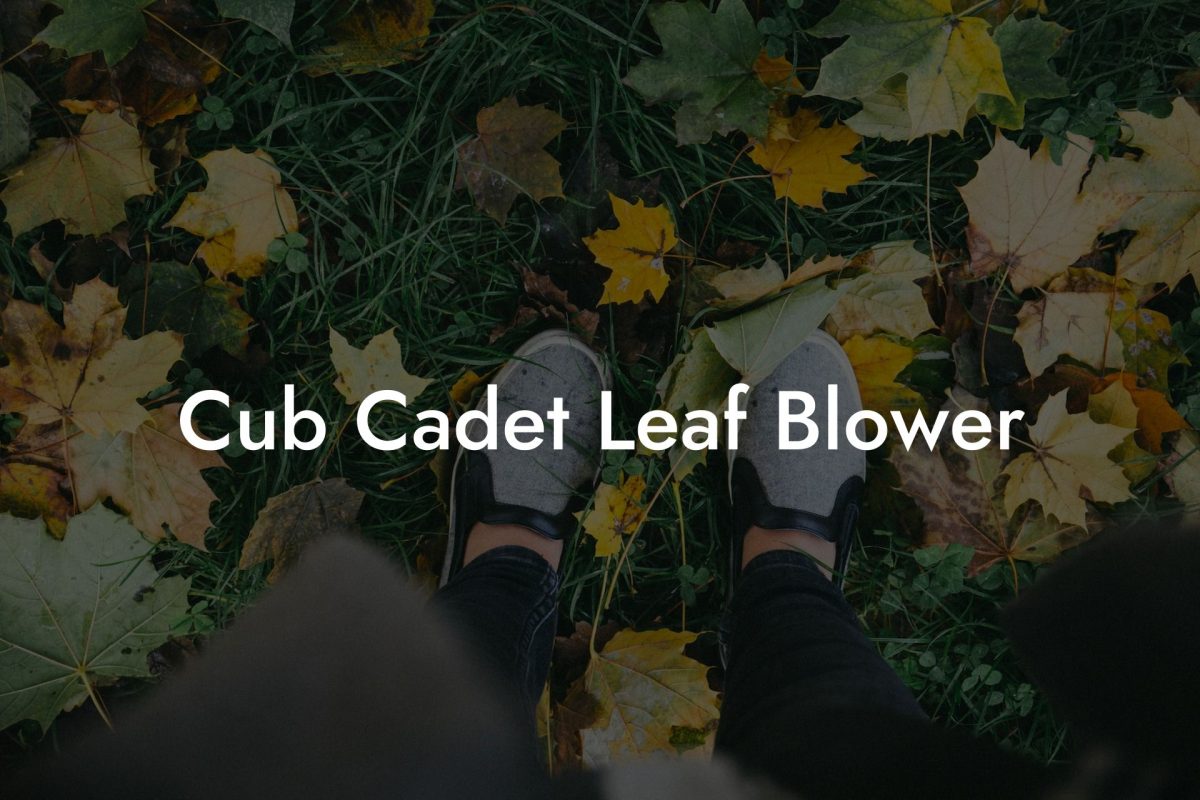 Cub Cadet Leaf Blower