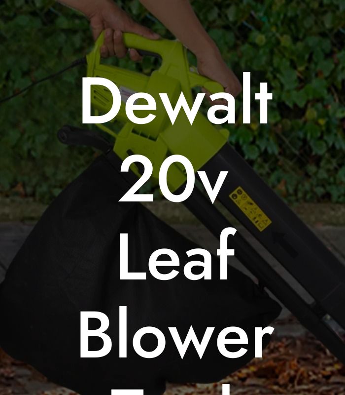 Dewalt 20v Leaf Blower Tool Only