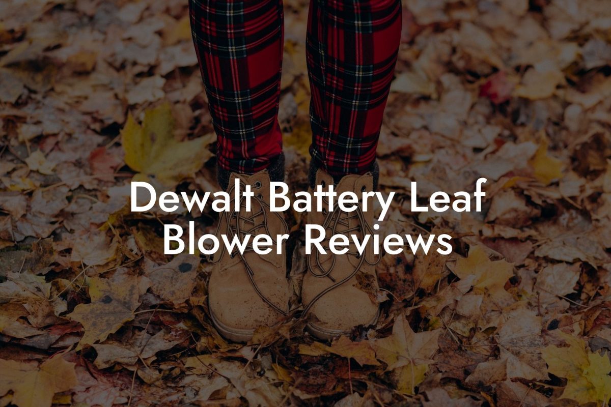 Dewalt Battery Leaf Blower Reviews