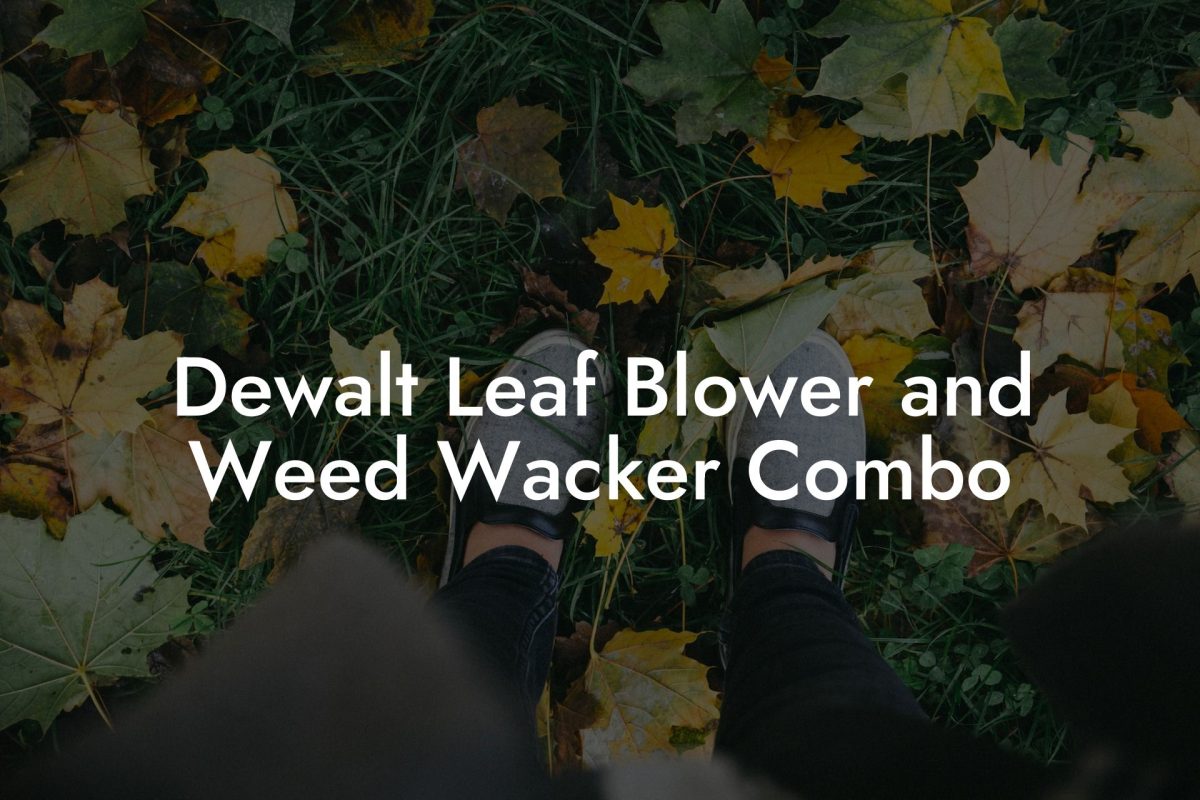 Dewalt Leaf Blower and Weed Wacker Combo