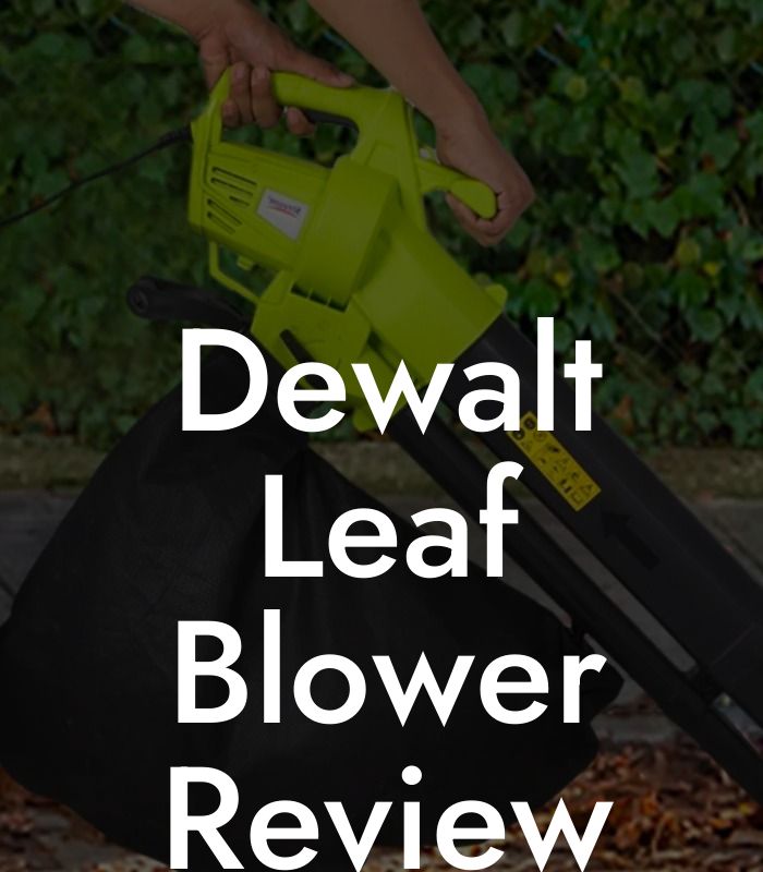 Dewalt Leaf Blower Review