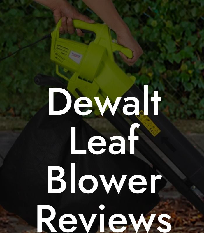 Dewalt Leaf Blower Reviews