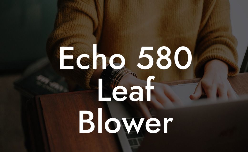 Echo 580 Leaf Blower