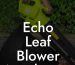 Echo Leaf Blower Attachment