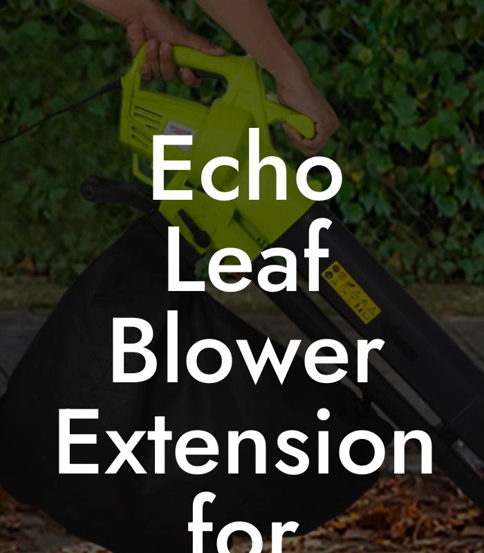 Echo Leaf Blower Extension for Gutters