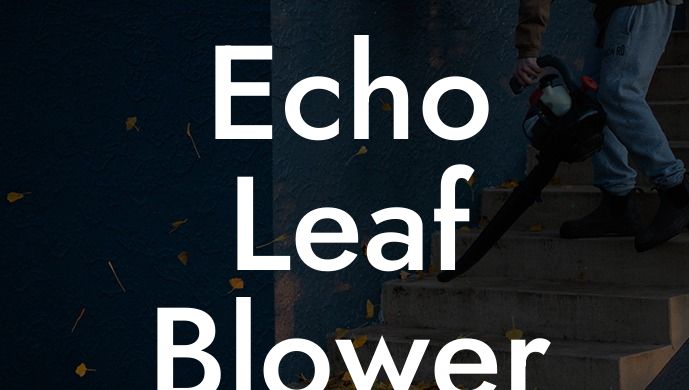 Echo Leaf Blower Gutter Attachment