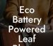 Eco Battery Powered Leaf Blower