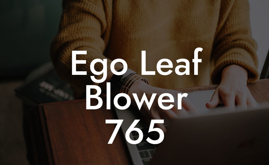 Ego Leaf Blower 765