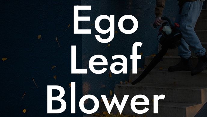 Ego Leaf Blower Accessories