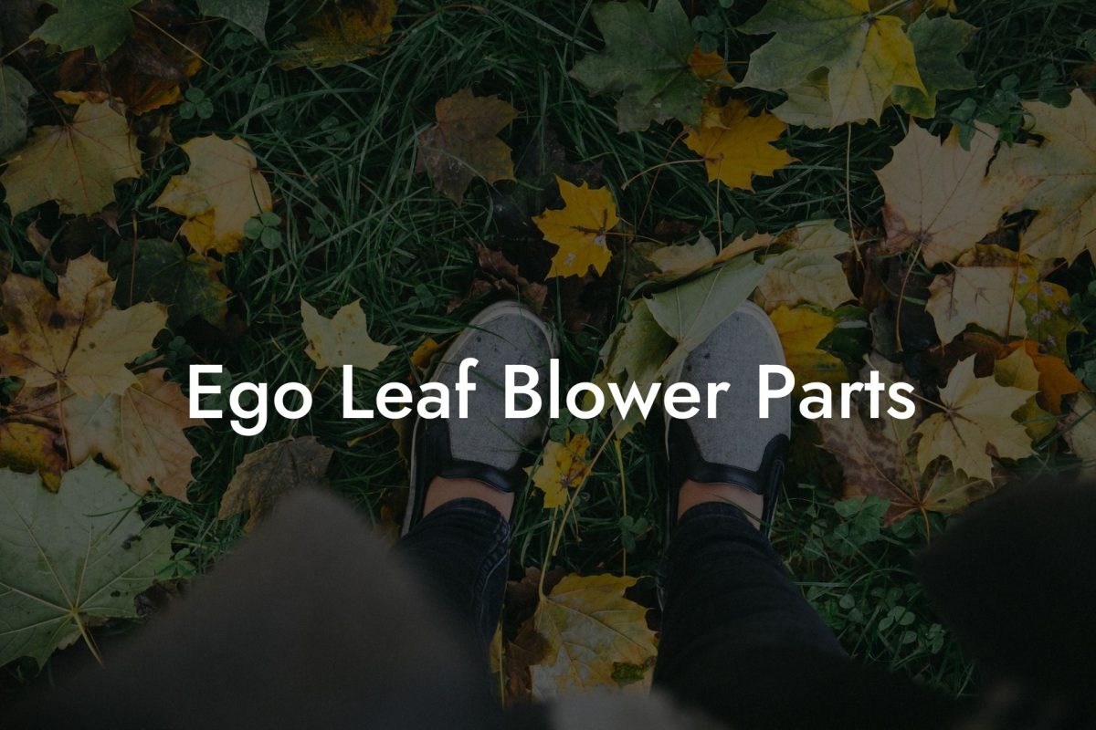 Ego Leaf Blower Parts