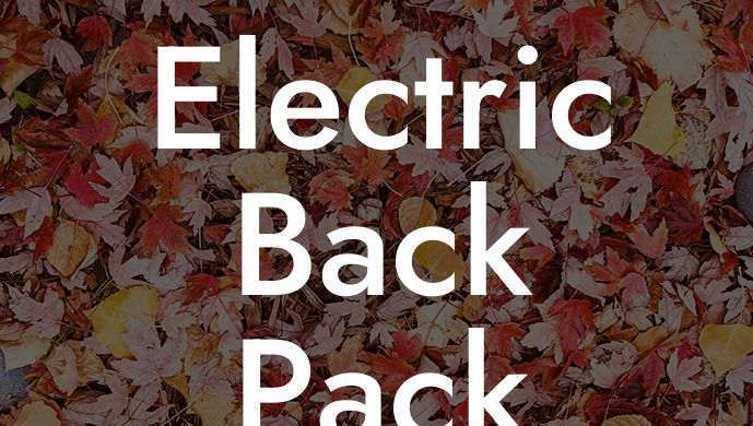 Electric Back Pack Leaf Blower