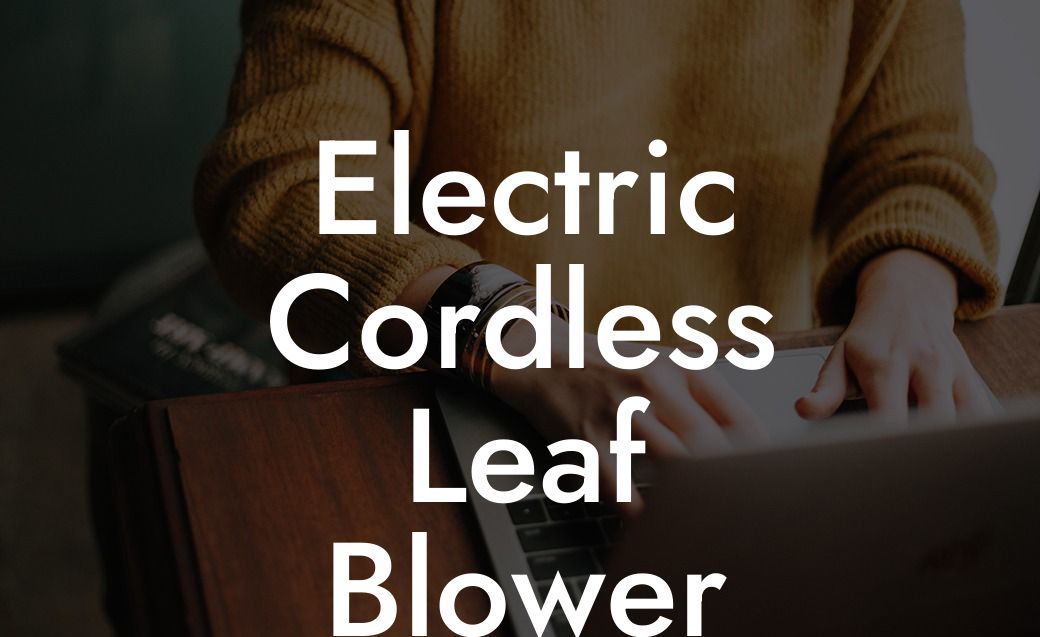 Electric Cordless Leaf Blower