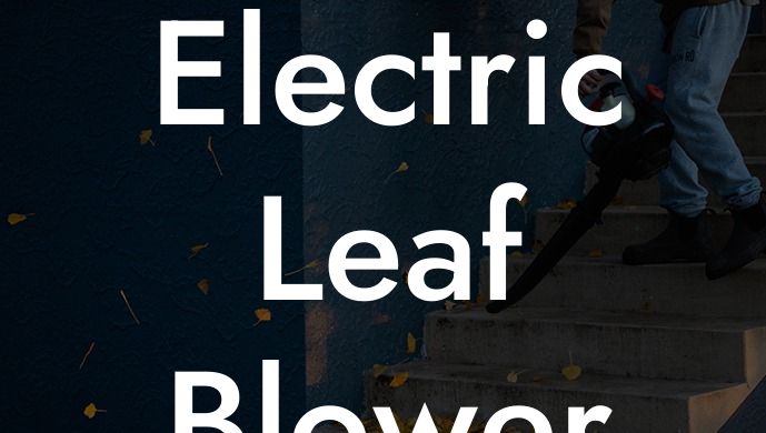 Electric Leaf Blower Black Friday