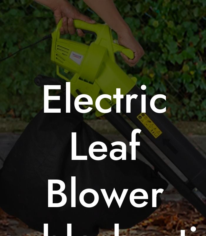 Electric Leaf Blower Troubleshooting