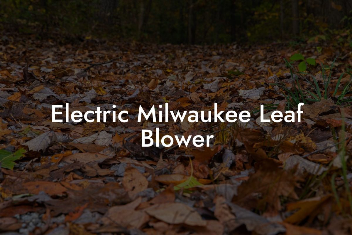 Electric Milwaukee Leaf Blower