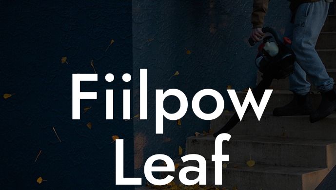 Fiilpow Leaf Blower