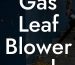 Gas Leaf Blower and Vacuum