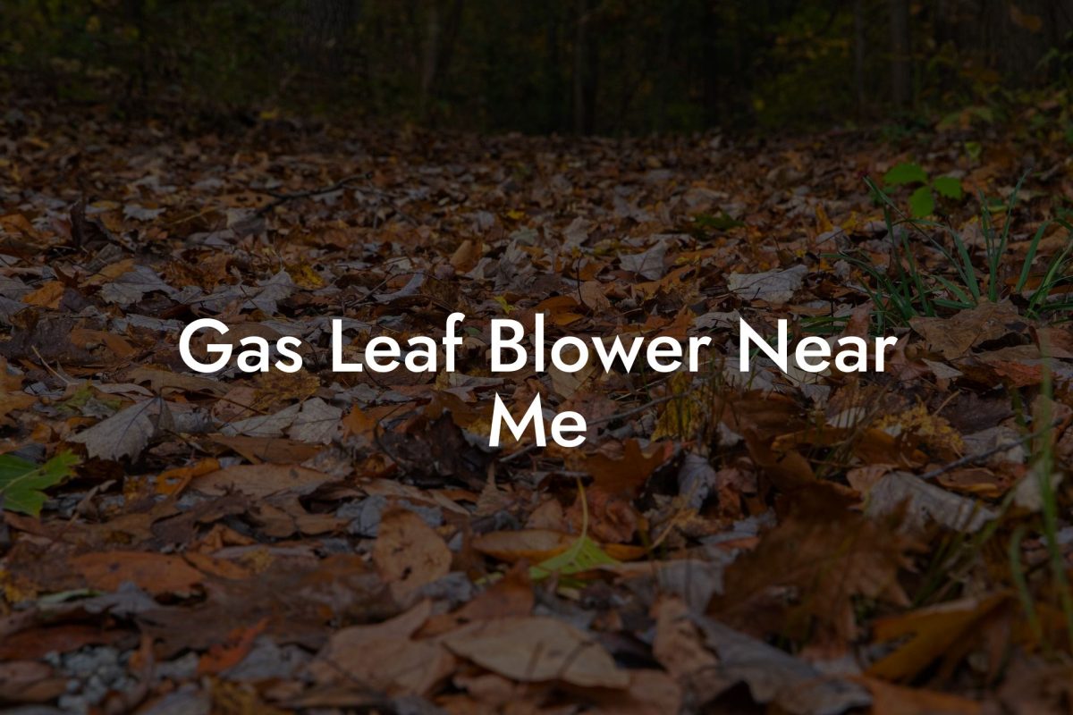 Gas Leaf Blower Near Me